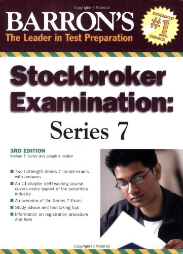Stockbroker Examination: Series 7  3rd 2007 (Revised) 9780764123801 Front Cover