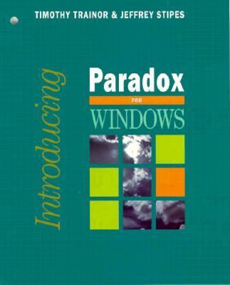 Introducing Paradox for Windows  1994 9780070515802 Front Cover