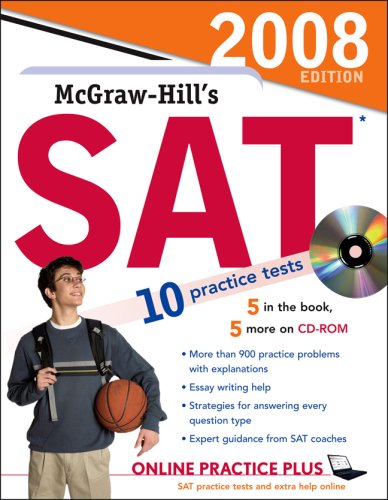 McGraw-Hill's SAT 10 Practice Tests 3rd 2007 (Revised) 9780071493802 Front Cover