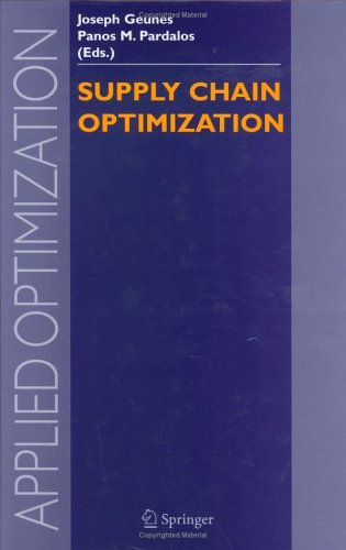 Supply Chain Optimization   2005 9780387262802 Front Cover
