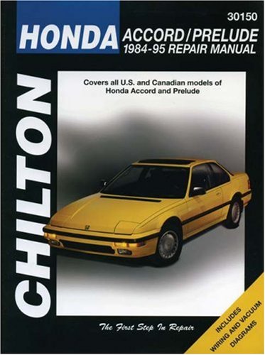 CH Honda Accord Prelude 1984-1995   1995 9780801986802 Front Cover