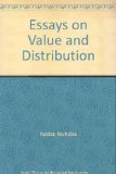 Essays on Value and Distribution N/A 9780029169803 Front Cover