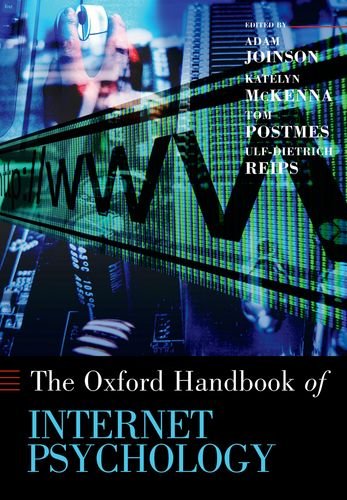 Oxford Handbook of Internet Psychology   2009 9780199561803 Front Cover