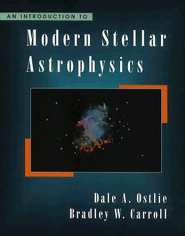 Introduction to Modern Stellar Astrophysics   1996 9780201598803 Front Cover