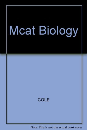 MCAT Biology  2003 9780534423803 Front Cover