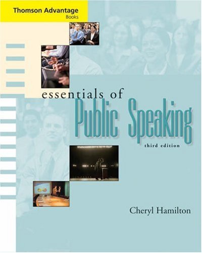 Essentials of Public Speaking  3rd 2006 (Revised) 9780534647803 Front Cover