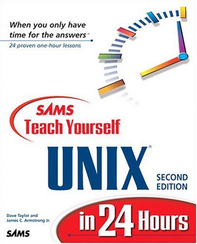 Teach Yourself UNIX in 24 Hours  2nd 1998 9780672314803 Front Cover
