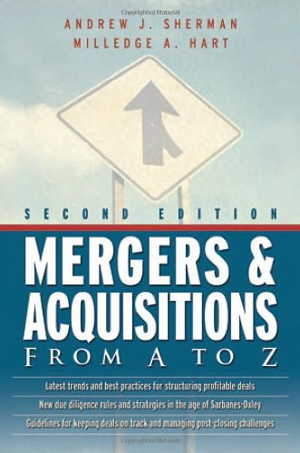 Mergers and Acquisitions from A to Z  2nd 2006 (Revised) 9780814408803 Front Cover