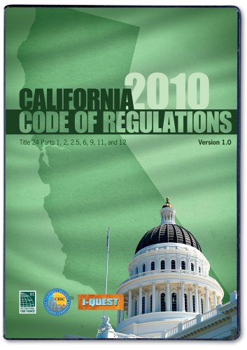 California Codes 2010   2010 9781580019804 Front Cover
