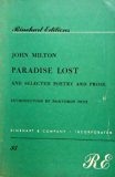 Paradise Lost and Selected Poetry and Prose  N/A 9780030084805 Front Cover
