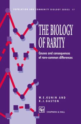 Biology of Rarity Causes and Consequences of Rare-Common Differences  1997 9780412633805 Front Cover