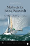 Methods for Policy Research Taking Socially Responsible Action 2nd 2014 9781412997805 Front Cover