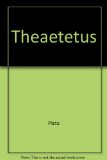 Theaetetus Plato N/A 9780023607806 Front Cover