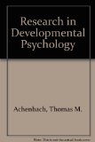 Research in Developmental Psychology Concepts, Strategies, Methods  1978 9780029001806 Front Cover