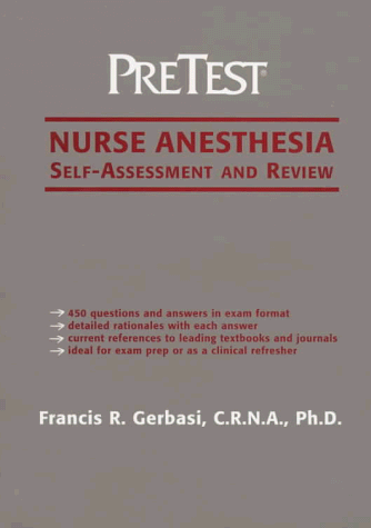 Nurse Anesthesia Pretest Self-Assessment and Review  1998 9780070520806 Front Cover