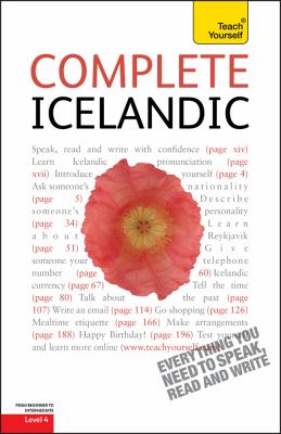 Teach Yourself - Complete Icelandic  2nd 2011 9780071747806 Front Cover