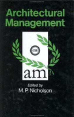 Architectural Management   1992 9780419177807 Front Cover