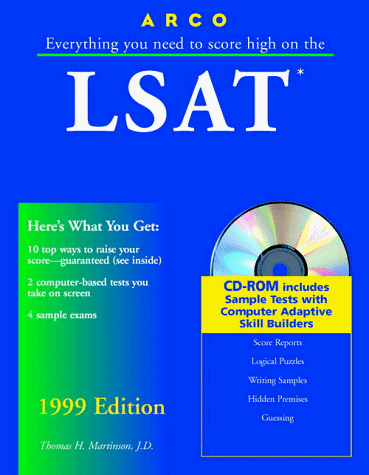 LSAT Law School Admission Test with Tests 1999 Edition  1999 9780028624808 Front Cover