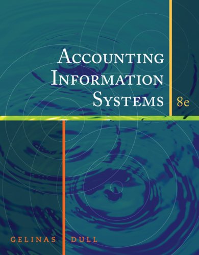 Accounting Information Systems  8th 2010 9780324663808 Front Cover