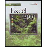 MICROSOFT EXCEL 2010:MARQUEE S N/A 9780763837808 Front Cover