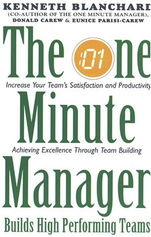 The One Minute Manager Builds High Performance Teams (One Minute Manager) N/A 9780007105809 Front Cover