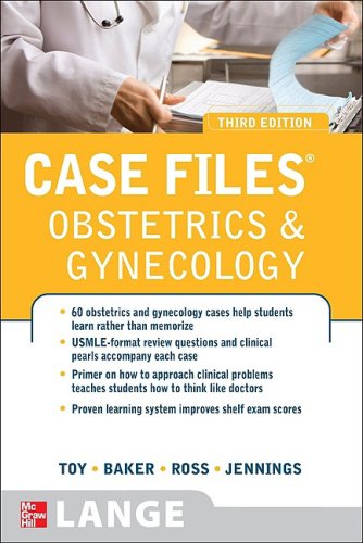 Case Files Obstetrics and Gynecology, Third Edition  3rd 2009 9780071605809 Front Cover