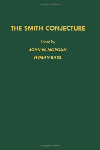 Smith Conjecture   1984 9780125069809 Front Cover