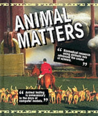 Animal Matters   2001 9780237520809 Front Cover
