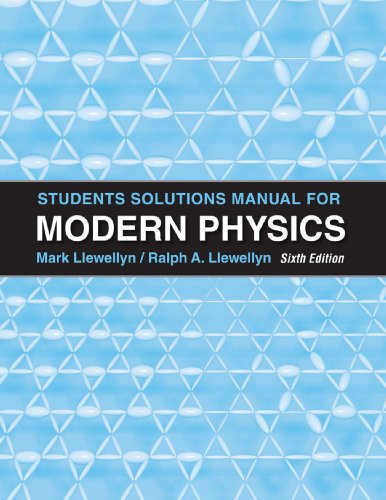 MODERN PHYSICS-STUD.SOLN.MAN. N/A 9781429270809 Front Cover