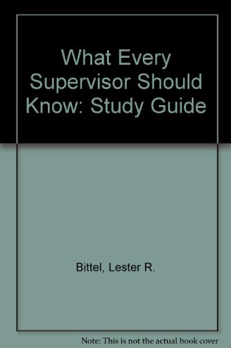 WHAT EVERY SUPER.SHOULD KNOW-S 6th 9780070055810 Front Cover
