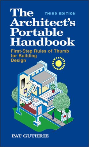Architect's Portable Handbook  3rd 2003 (Revised) 9780071409810 Front Cover