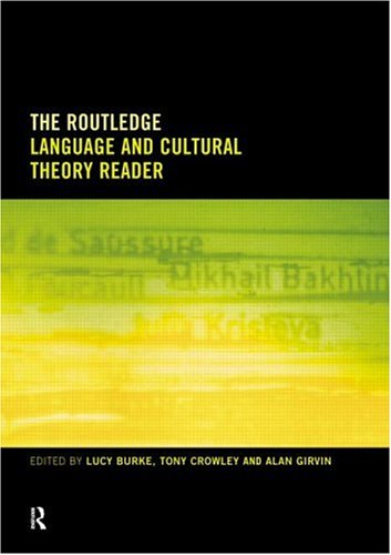 Routledge Language and Cultural Theory Reader   2000 9780415186810 Front Cover