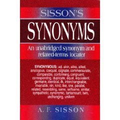 Sisson's Synonyms : Borders Press Edition N/A 9780130956811 Front Cover