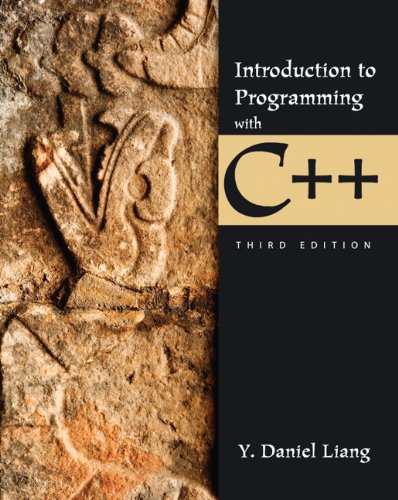 Introduction to Programming with C++  3rd 2014 9780133252811 Front Cover