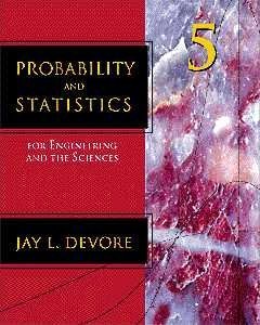Probability and Statistics for Engineering and Science  5th 2000 9780534372811 Front Cover