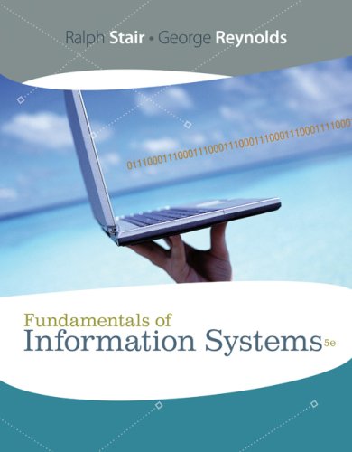Fundamentals of Information Systems  5th 2009 9781423925811 Front Cover