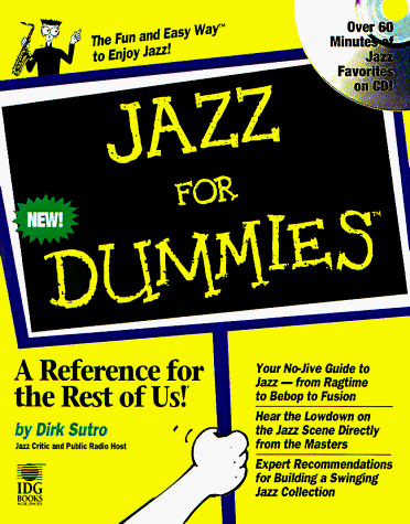 Jazz for Dummies   1998 9780764550812 Front Cover