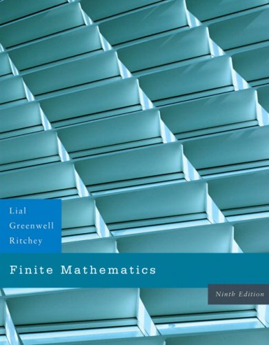 Finite Mathematics Value Pack (includes MyMathLab/MyStatLab Student Access Kit and Graphing Calculator and Excel Manual for Finite Mathematics and Calculus with Applications)  9th 2008 9780321556813 Front Cover