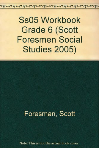 Ss05 Workbook Grade 6   2005 9780328081813 Front Cover