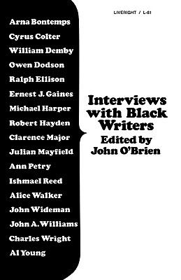 Interviews with Black Writers  N/A 9780871402813 Front Cover