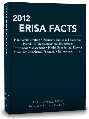 2012 Erisa Facts   2012 9781936362813 Front Cover