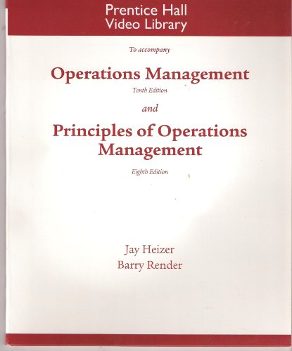 OPERATIONS MGMT.:PH VIDEO LIB.-2 DVDS N/A 9780136119814 Front Cover