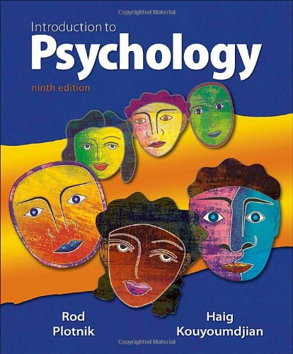 Introduction to Psychology  9th 2011 9780495812814 Front Cover