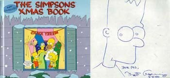 Simpsons X-Mas Book N/A 9780060965815 Front Cover