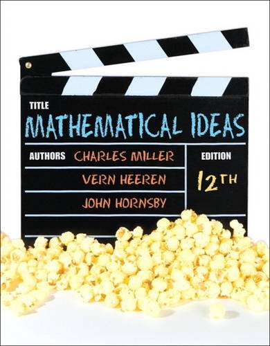 Mathematical Ideas  12th 2012 9780321693815 Front Cover
