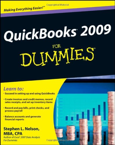QuickBooks 2009 for Dummies  16th 2009 9780470391815 Front Cover