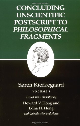 Kierkegaard's Writings, XII, Volume I Concluding Unscientific Postscript to Philosophical Fragments  1992 9780691020815 Front Cover