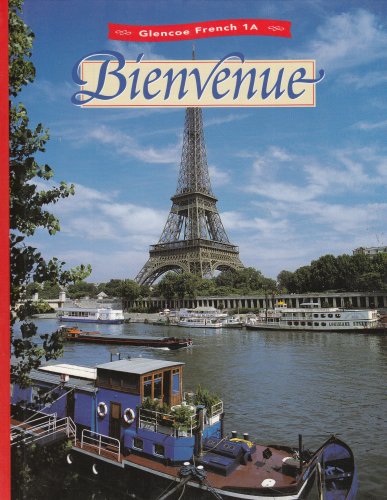 Glencoe French Bienvenue Level 1A  1998 (Student Manual, Study Guide, etc.) 9780026366816 Front Cover
