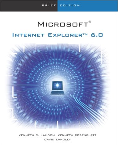 Internet Explorer 6.0   2002 (Brief Edition) 9780072471816 Front Cover