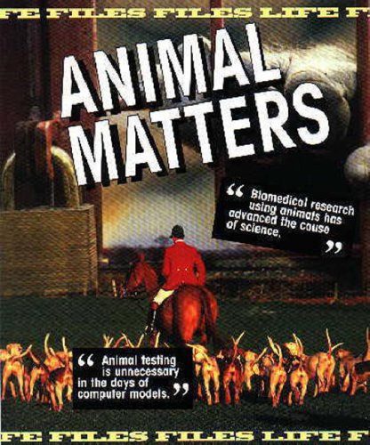 Animal Matters   2001 9780237520816 Front Cover